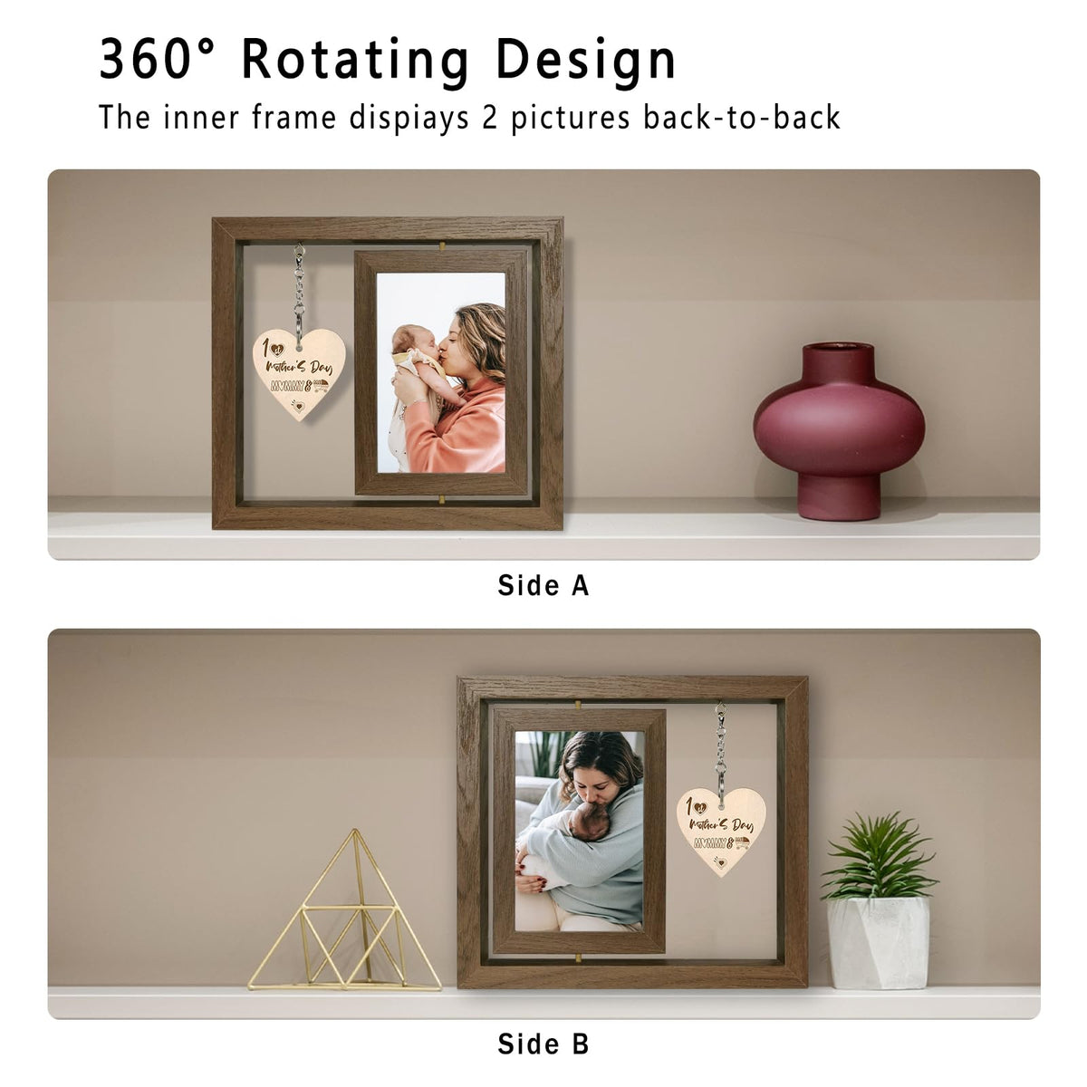 EYITUPC real glass cover protects memories over time.