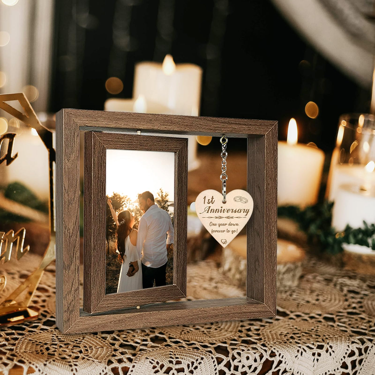EYITUPC rustic-wood background, warm countryside feel for anniversaries.