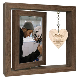 EYITUPC sympathy frame wood shows a sturdy memorial display.