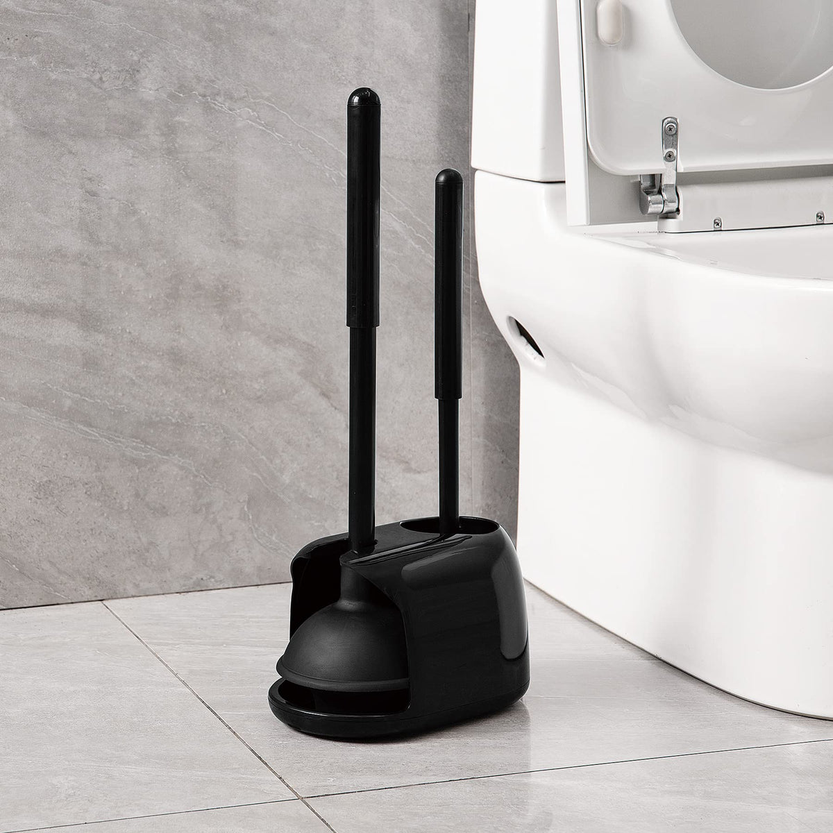 Eyliden 2-in-1 bathroom cleaning tool saves space and simplifies routines.