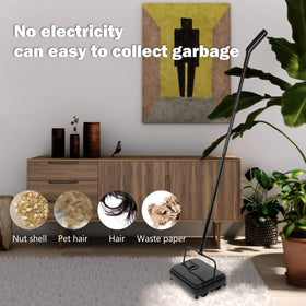 Eyliden black mini sweeper highlights portable cleaning convenience