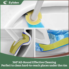 Eyliden 19.5-inch handle reduces bending for comfortable cleaning.