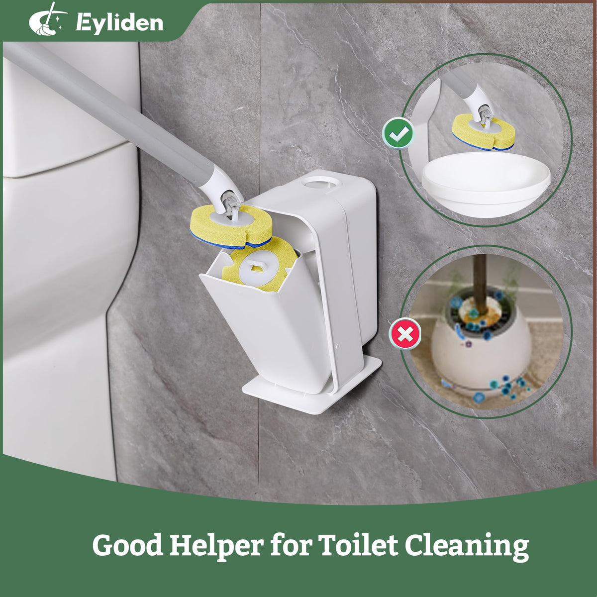 Eyliden reach into trap capability for thorough cleaning without strain.