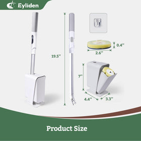Eyliden 40-refill pack keeps bathrooms fresh with no brush contact.