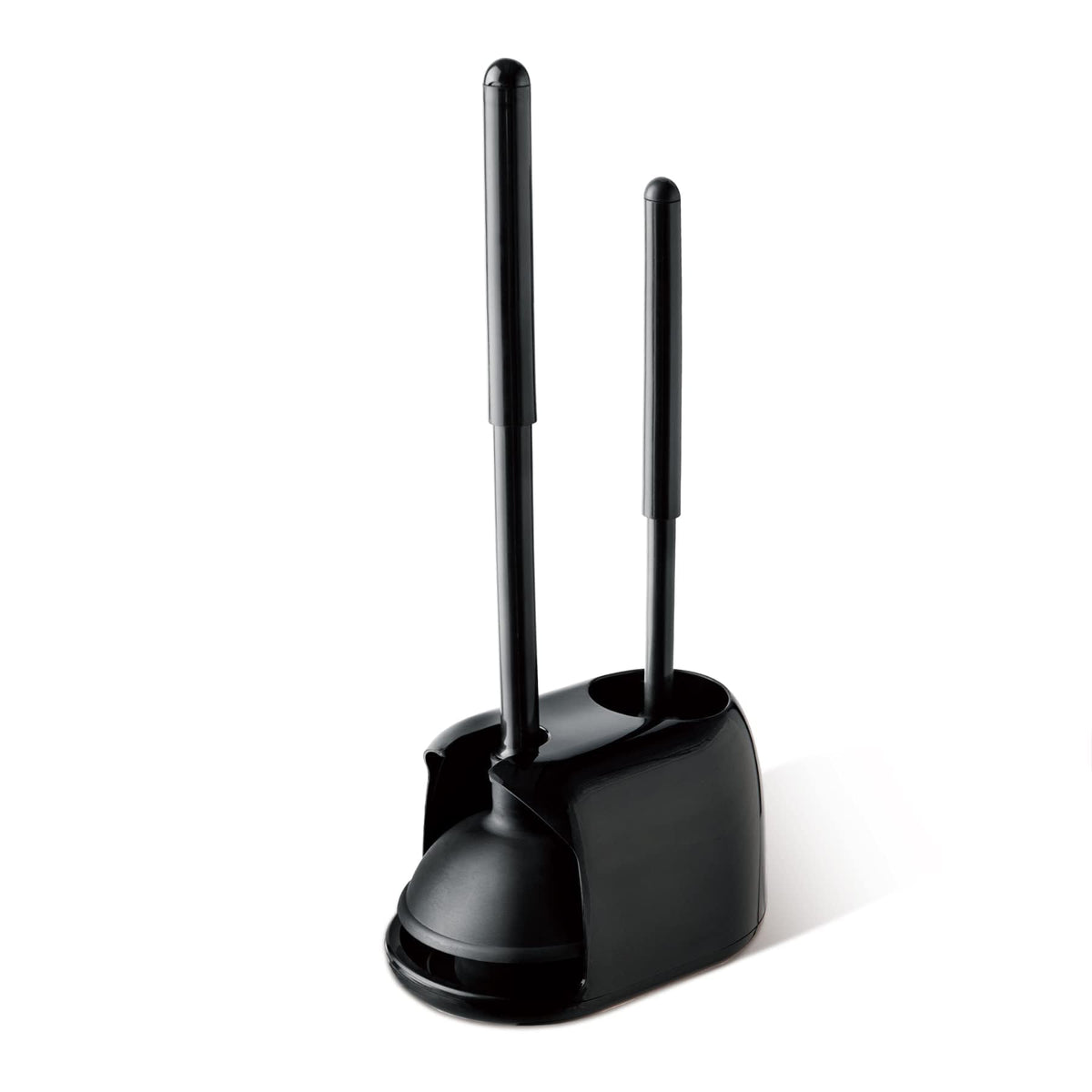 Eyliden toilet plunger brush set offers space-saving convenience for small bathrooms.
