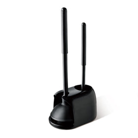Eyliden toilet plunger brush set offers space-saving convenience for small bathrooms.