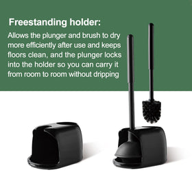 Eyliden ventilated caddy design prevents water buildup and keeps the area fresh.