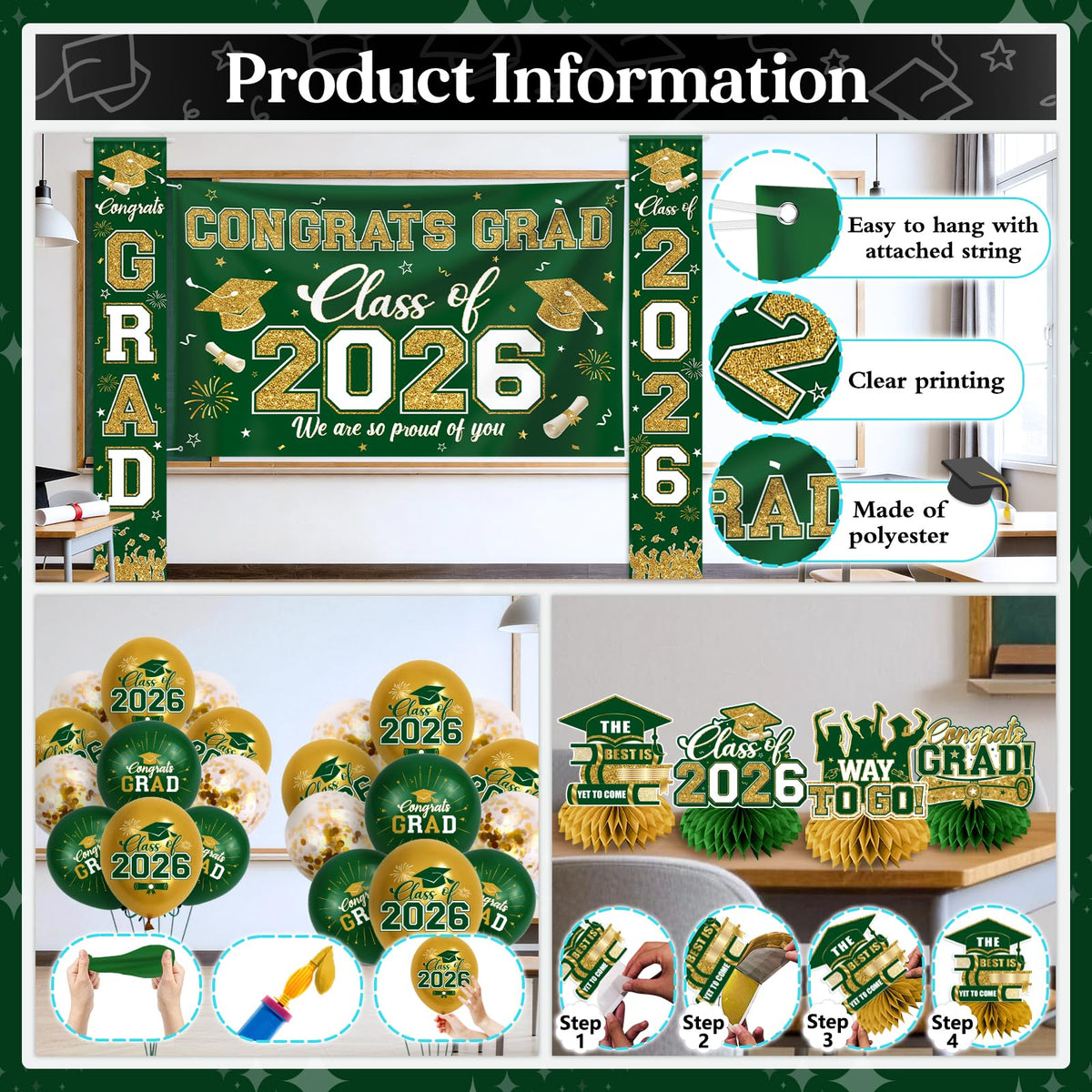 EYOBZOOQ confetti balloons add sparkle and fun