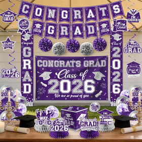 EYOBZOOQ grad card box and pom poms elevate party styling and keepsake ideas