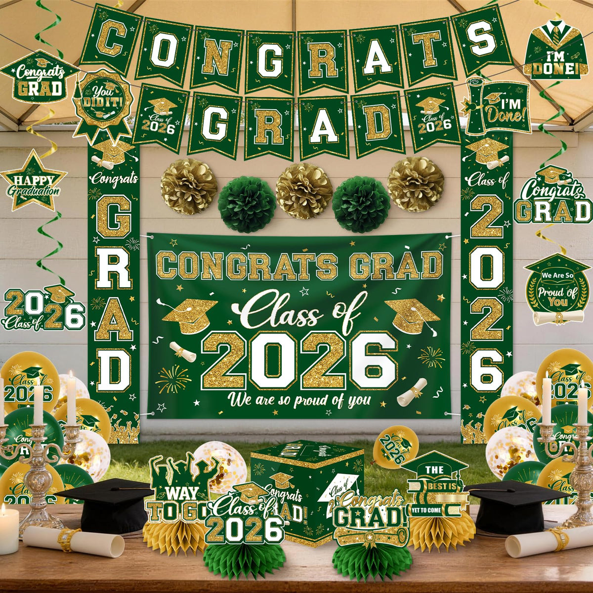 EYOBZOOQ graduation card box for guest messages