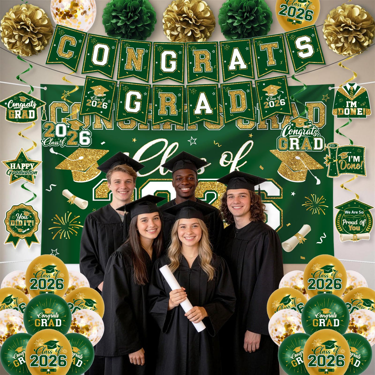 EYOBZOOQ graduation door signs to welcome guests