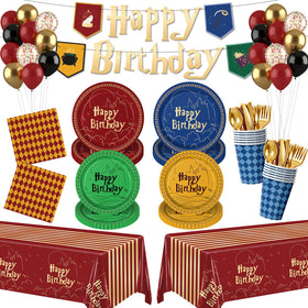 Eywusco Magical Wizard dinner plates are durable and vibrant for kids meals.