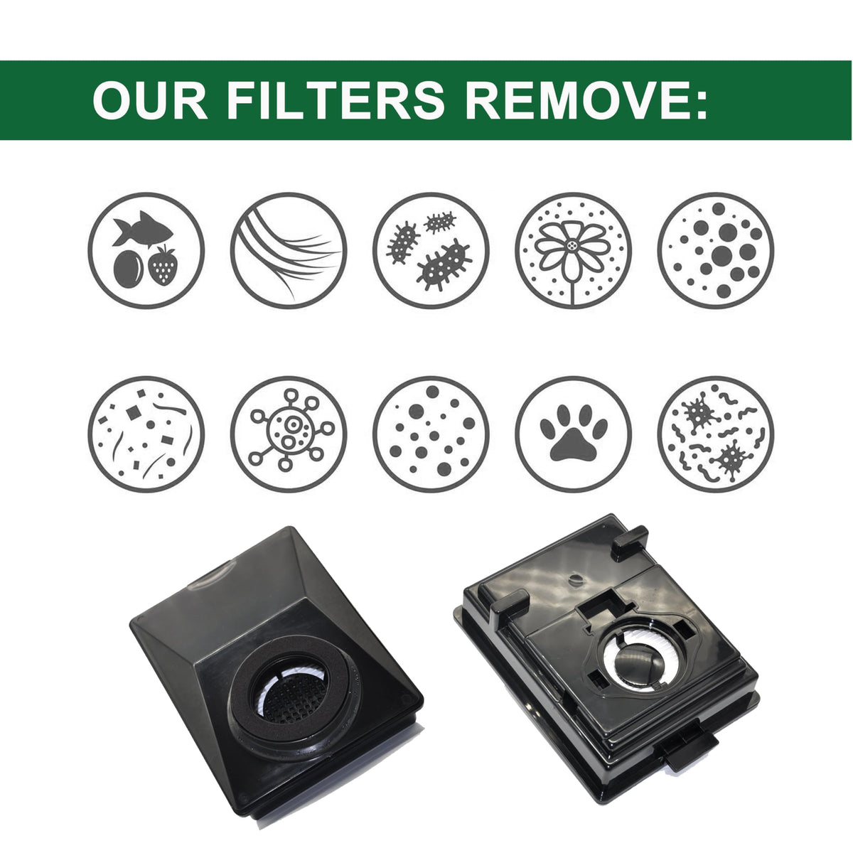 EZ SPARES washable and reusable design for long-term maintenance.