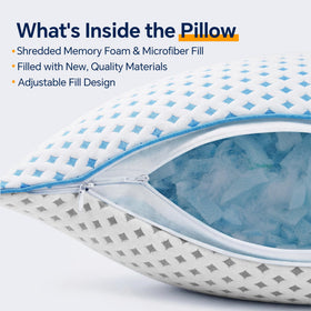 Ezepilw soft neutral reverse side for year-round comfort.