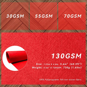 EZLucky double-sided adhesive stickers secure the runner with no traces.