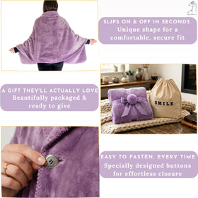 EzrAllora extended back coverage keeps lower back cozy while seated
