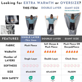 Lightweight 350GSM fleece delivers warmth without bulk for indoor lounging.