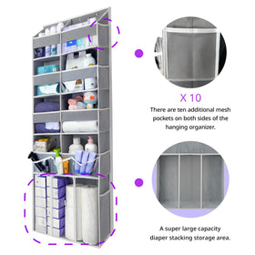 EZVERY 10 side mesh pockets store long tools and awkwardly shaped items tidily.