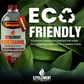 EZYELEMENT bioethanol fuel renewable-formula uses plant-based ethanol from renewable materials.