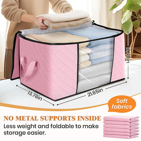 Fab totes reinforced handles support easy carrying during moves.