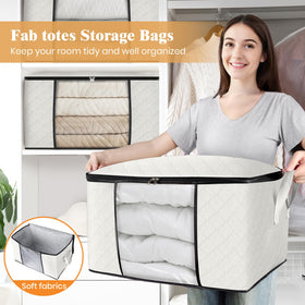 Fab totes clear front window lets you spot contents quickly.
