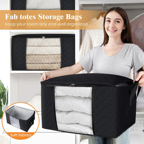 Fab totes dimensions 21.65 by 13.78 by 12.40 in support organized packing.