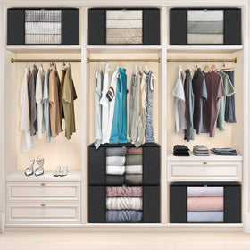 Fab totes foldable and stackable design saves space when not in use.