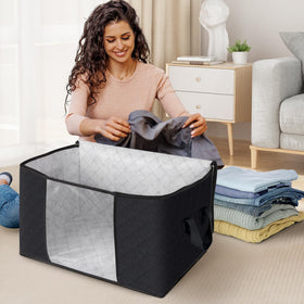 Fab totes two-way zipper keeps items secure during moves.