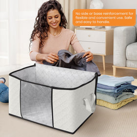 Fab totes sturdy two-way zipper storage bag for secure access.