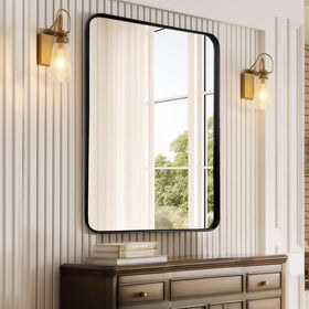 Fabuday entryway mirror creates a welcoming, bright first impression