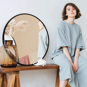 Fabuday explosion-proof glass round mirror enhances safety in homes