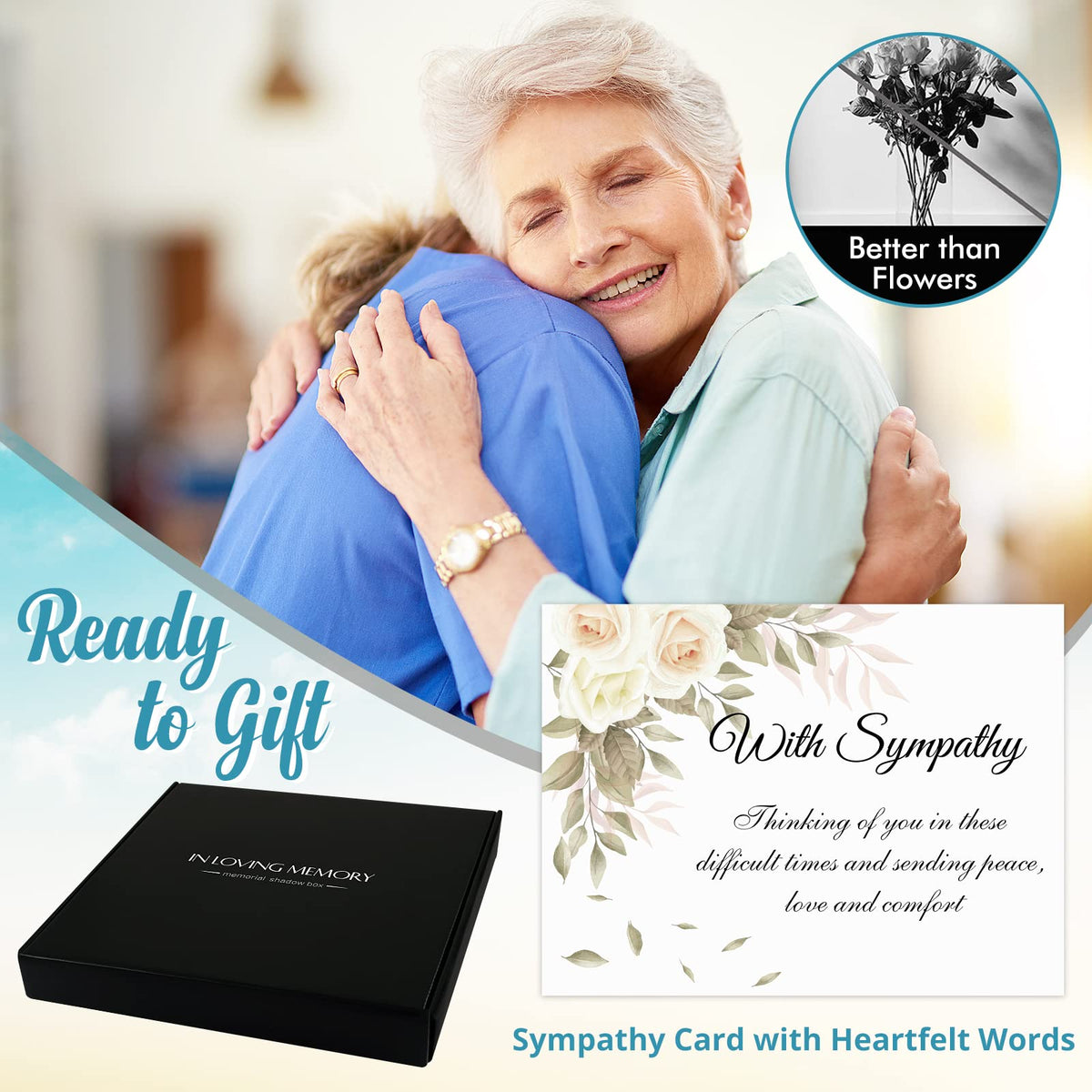 Fabuday memorial keepsake arrives in an elegant gift box for easy gifting