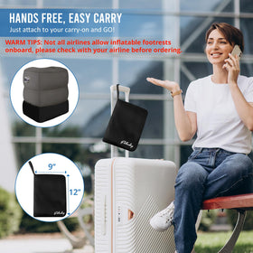 Fabuday toddler foot rest bed on a flight for better comfort