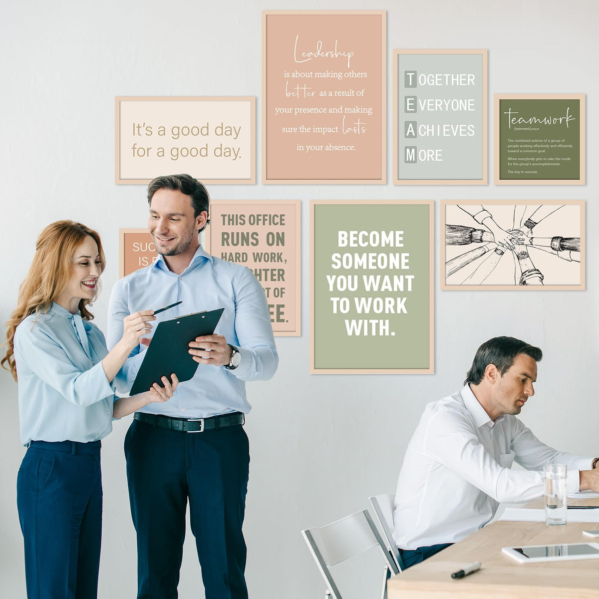 Faccito team quotes for office cubicle walls to boost collaboration