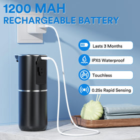 Fachixy 380ml reservoir reduces refills during daily kitchen and bathroom tasks.
