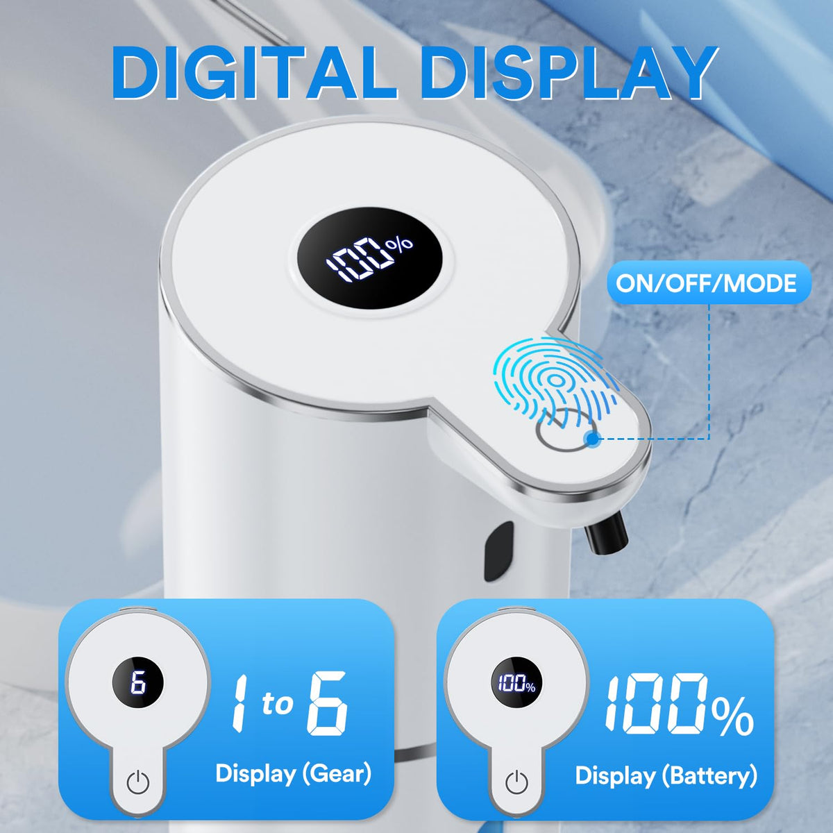 Fachixy touchless infrared soap dispenser enables hygienic hands-free use.