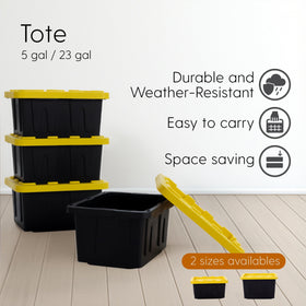 Factory Direct heavy-duty storage bin crafted from durable HDPE.