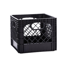 Factory Direct milk crate 16qt stackable in garage for tools.