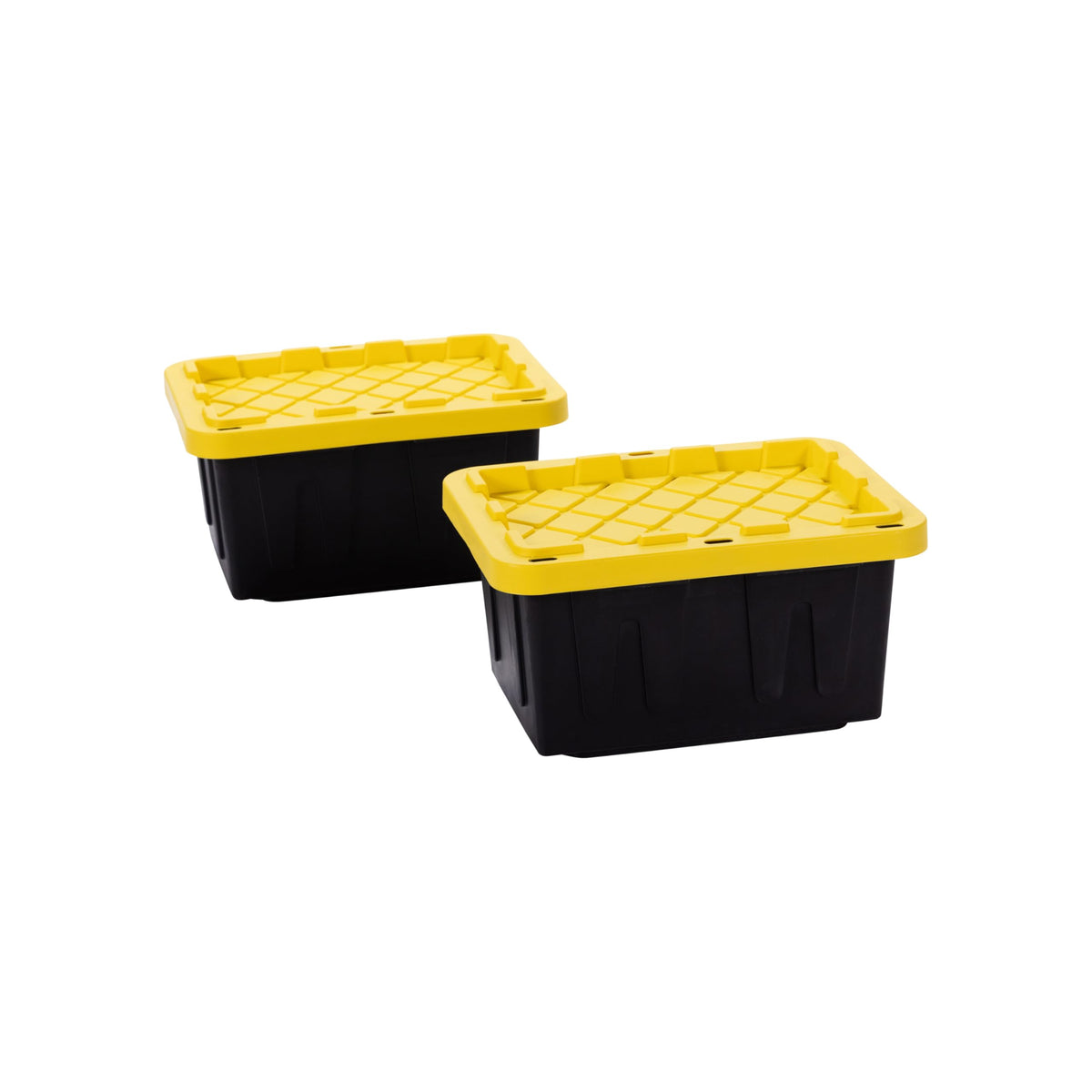 Factory Direct Partners 5-Gallon tote with lockable lid for secure garage storage.