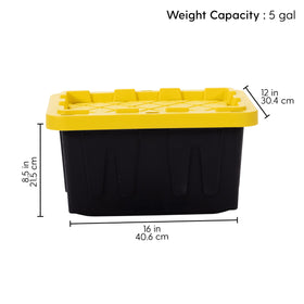 Factory Direct Partners lid with access holes for locks or tie-downs.