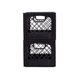 Factory Direct Partners milk crate for groceries or sports equipment transport.