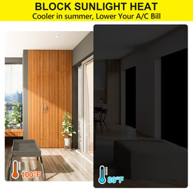 FADOTY blackout sheet suits bedroom, nursery, and office setups
