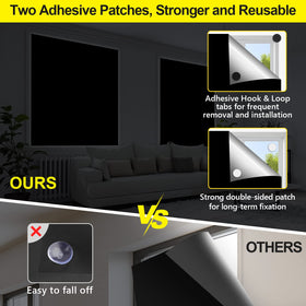 FADOTY cut-to-fit blackout sheet customized to any window shape
