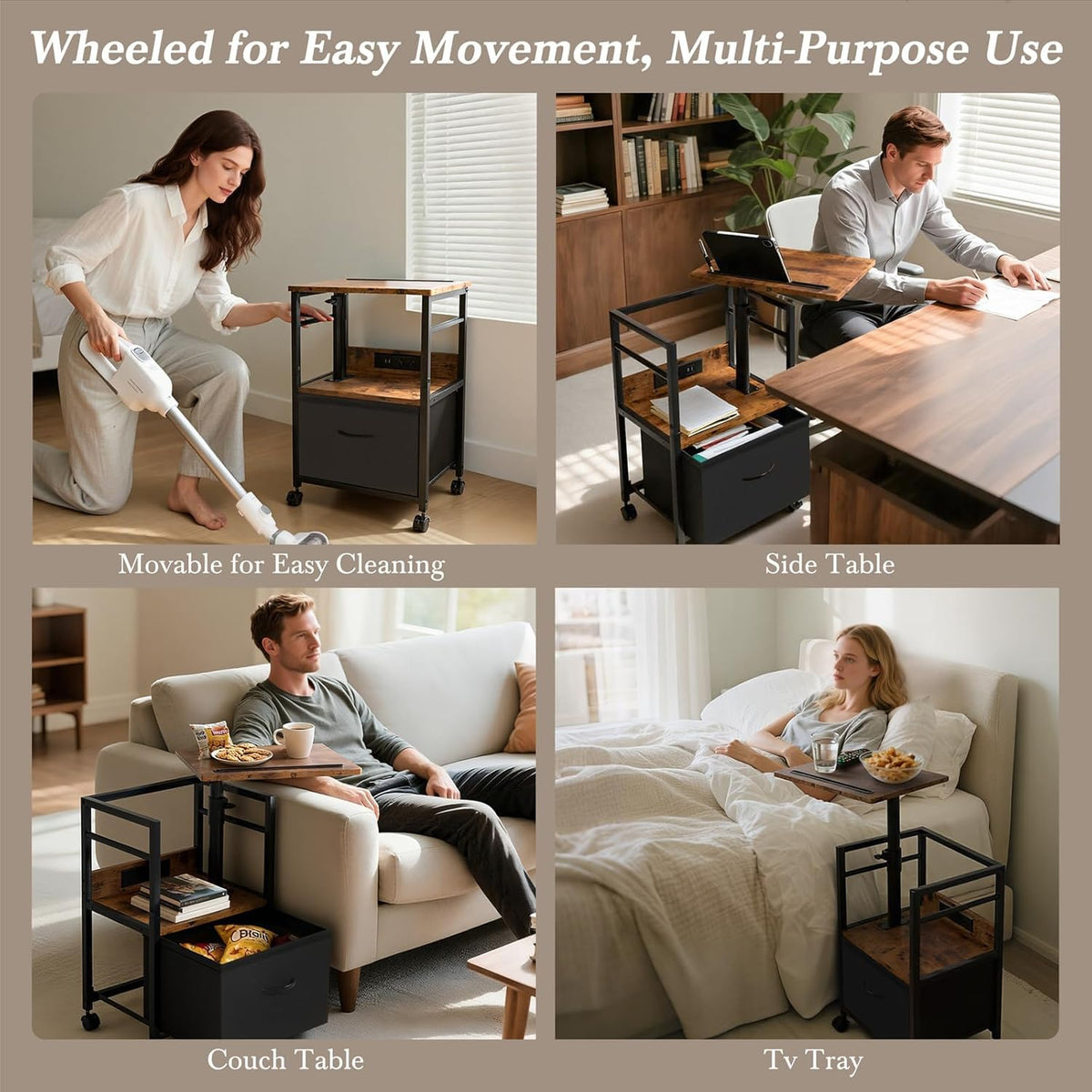 Faesun compact design fits small bedrooms and living rooms.