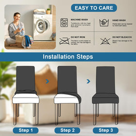 Fafua stretch dining chair cover for hotel events maintains a clean professional look