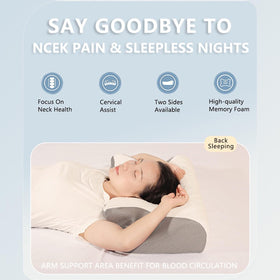 Fagofid Doreve Cloudfaser Pillow neck alignment for better morning relief.