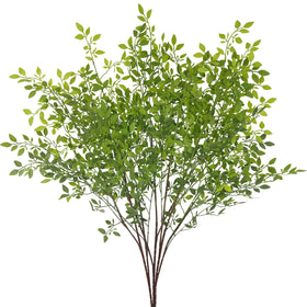 FAICOIA nandina branches in a tall vase create a dramatic 110 cm centerpiece with easy upkeep.