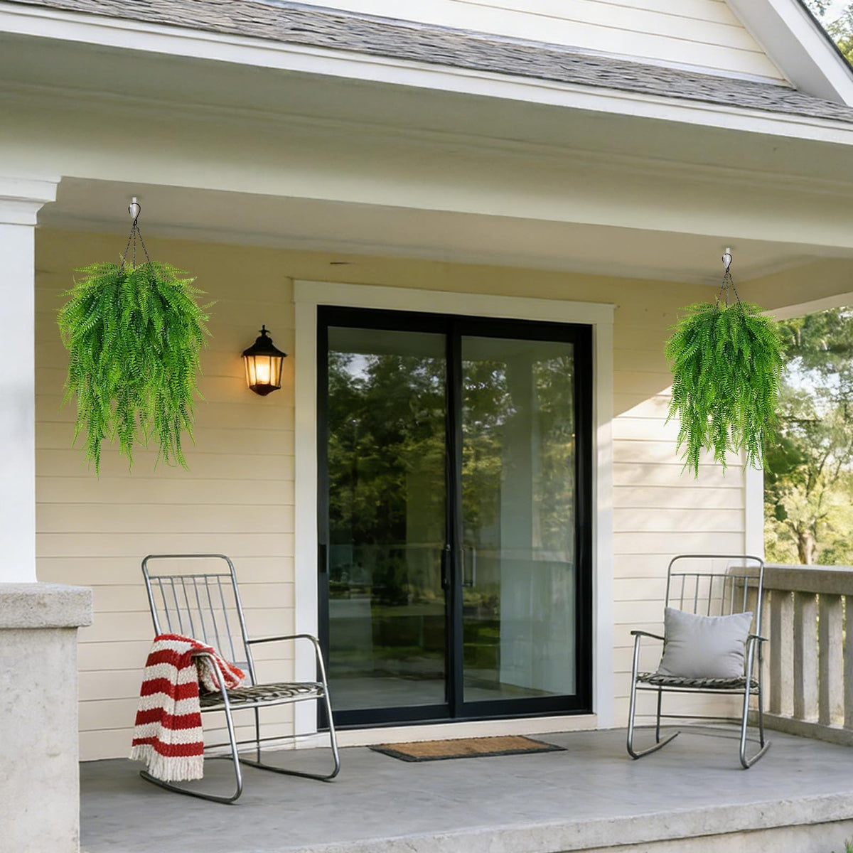 Fairblo two-set hanging baskets simplify seasonal decorating with low upkeep