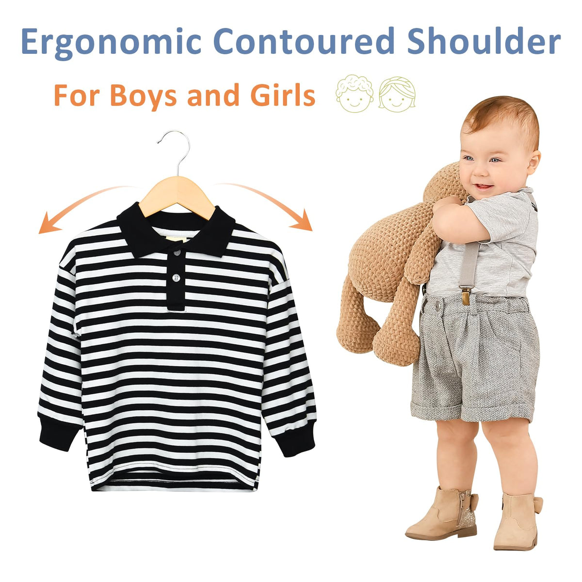 FairyHaus notches and smooth finish protect delicate fabrics from snagging