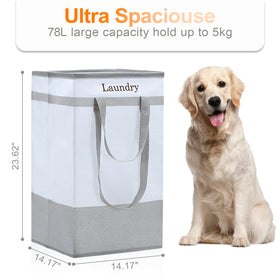 FairyHaus 78L long-short handles emphasize versatile carrying options at stairs or rooms.